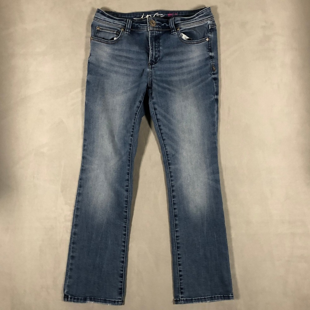 INC‎ Boot Leg Jeans Womens Size 6 Petite Short 6PS 90s Y2K